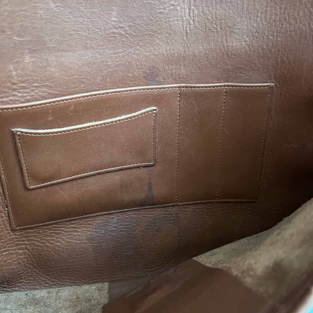 COACH unisex Vintage Briefcase Brown Leather - Picture 2 of 8